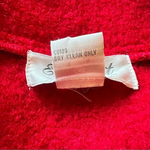 Eminent by Lisa Women’s Red 100% Boiled Wool Jacket Coat Size: Medium - Picture 9 of 9